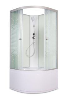 Душевая кабина Deto  L 990 N без крыши 90х90х200 см